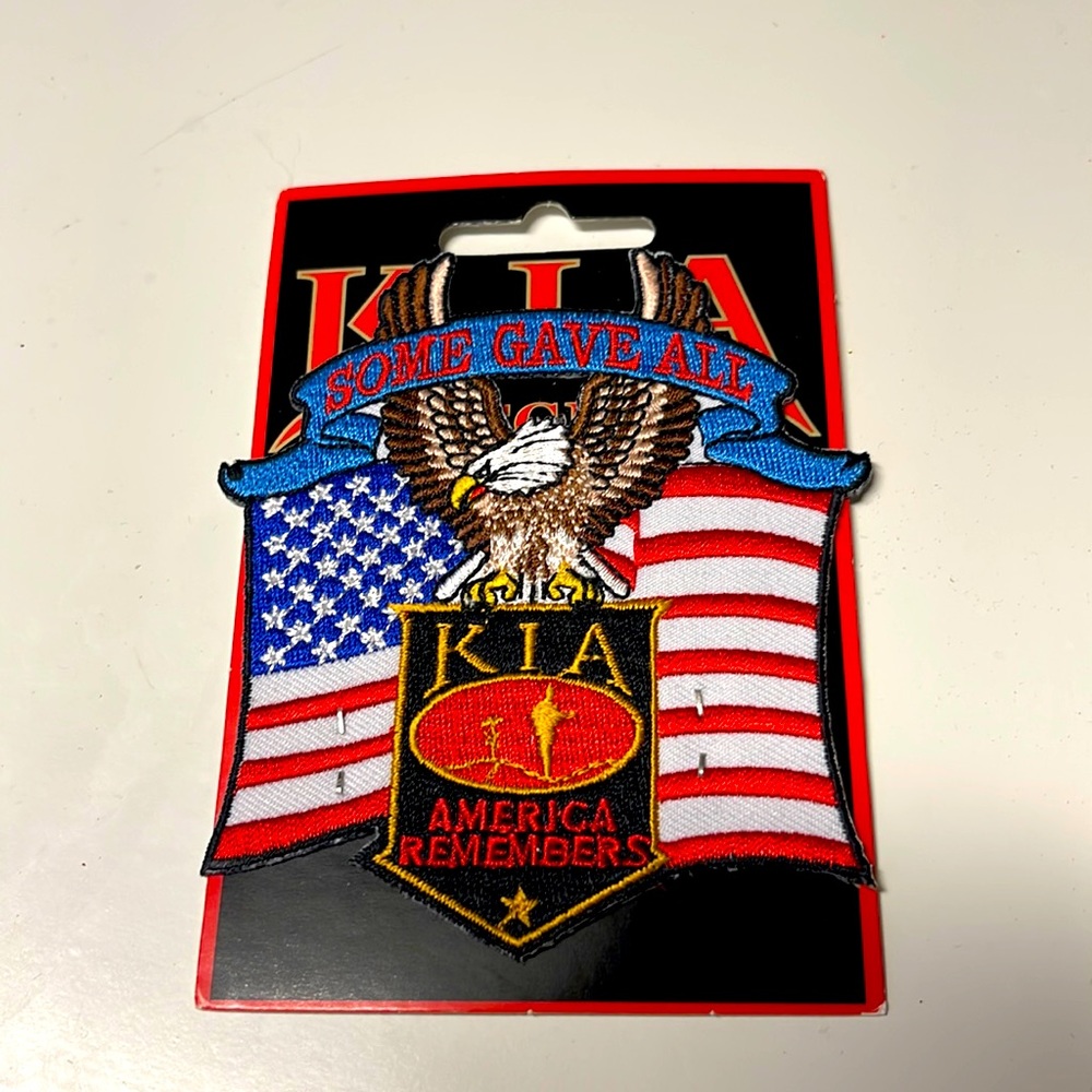 KIA embroidered patch